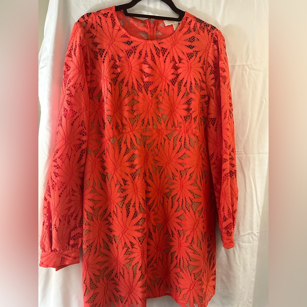 MICHAEL Michael Kors Palmbeach Minidress in Sangria size 14 - Picture 7 of 10
